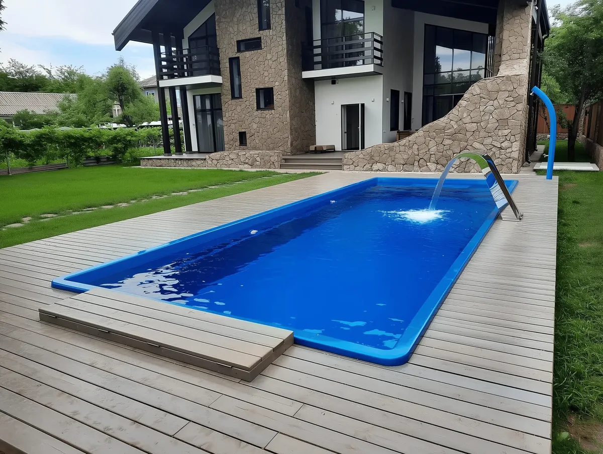 Композитный бассейн Laguna 9 — вид сверху в Тамбове